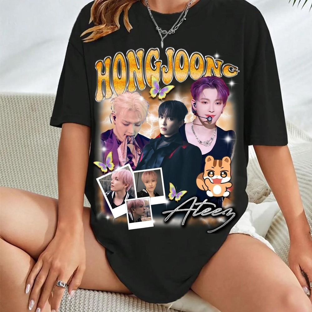Hongjoong Ateez Graphic T-shirt